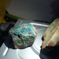 دوعدد تکه سنگ فیروزه نیشابور