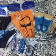 لوازم و وسیه های ورزش شنا حرفه ای