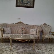 مبل کلاسیک 7نفره همراه با ناهار خوری 6نفره