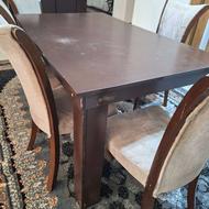 میزنهارخوری 6نفره میز وصندلی سالم