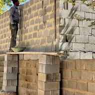 چسب بلوک بجای سیمان و ماسه.بلوک آجر سفال دیوارچینی سنگ نما