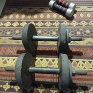 دمبل ورزشی قدیمی