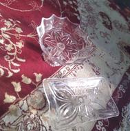 دو عدد ظرف شیرینی خوری