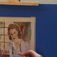 آموزش نقاشی رنگ روغن،آبرنگ و....