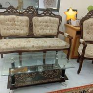 مبل نیمه سلطنتی 9نفره کارکرده کاملاسالم