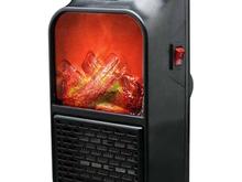 هیتر برقی رومیزی 1000وات طرح شومینه مدل 3D Flame-مشکی در شیپور