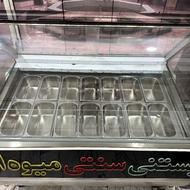 تاپینگ بستنی(تمام فریزر)، 2موتوره(الکترواستیل)،کم کارکرد