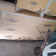 میز ارایش سه کشو و یک جفت پاتختی کشویی ایکلاس