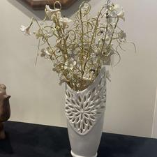 گلدان و گل سرامیکی