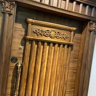 درب ضدسرقت طرح کلاسیک روکش راش دربهنمیر