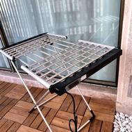 خشک کن و بندرخت برقی وارداتی تاشو آسان جمع شو خانگی تراسی