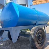 تانکر چرخدار 3 هزار لیتری فنردار نو تراکتور گازوئیل