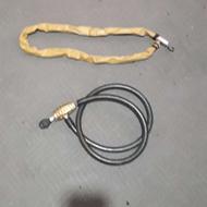 قفل زنجیری و قفل سیمی