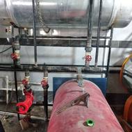 تعمیرات موتورخانه وشیرالاتش لوله کشی گاز