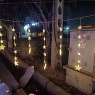 ریسه پرده ای ستاره و قلب