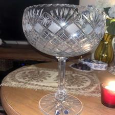 آجیل خوری پایه بلند کریستال