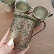 4 عدد لیوان مسی قدیمی