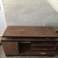 میزتلویزیون چوبی