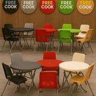 میز و صندلی پلاستیکی باغی،فست فود،کافه،مدارس