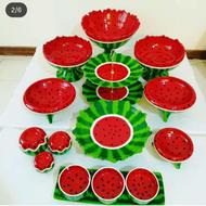 ظروف سفالی یلدایی درطرح واندازه مختلف قابل شستشو