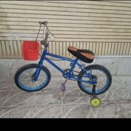 دوچرخه سایز 16 با کمکی کاملاً سالم