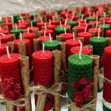 انواع گیفت شمع و باکس گل شمعی