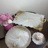 سینی و شیرینی خوری رزینی