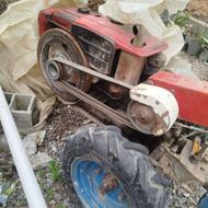 تیلر 7.5 اسب سالم.ب همراه تریلی.چرخ آهنی 13 پر.آزال.تخته4متر