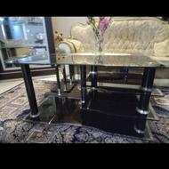 میز تلویزیون(طبقاتی شیشه ای)