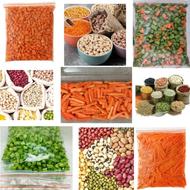 خورد کردن هویج و لوبیا سبز تمیز کردن حبوبات