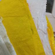 تعدادی کیسه برنج ده کیلویی سالم تمیز در حد نو