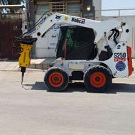 اجاره دهنده مینی لودر بابکت همراه با پیکور و جارو