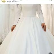 لباس عروس ساتن امریکایی