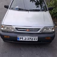 پراید صبا مدل 88 نقره‌ای