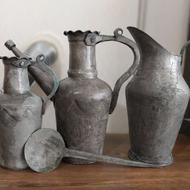 عتیقه ، مسی ، پارچ و آفتابه