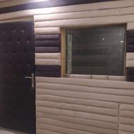 در اکوستیک چرمی عایق صدا لمسه کاری شده