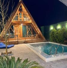 اجاره روزانه کلبه هرمس 2خواب استخردار رامسر