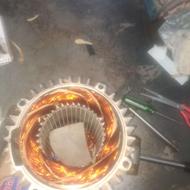 سیم پیچی الکتروموتور ،کفکش ،پمپ آب ،بالابر و...