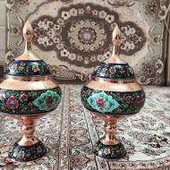 ظرف شکلات خوری مسی