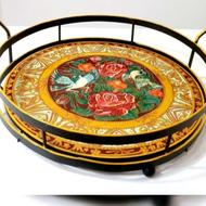 سینی، کف چوبی،