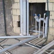 لوله کشی فاضلاب نصب تانکروپمپ اب