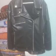 کاپشن چرم پلیسی شیک