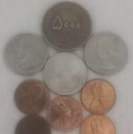 فروش 9قطعه سکه نایاب ایرانی وخارجی