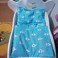 تخت گهواری متحرک و صندلی غذای کودک باهم