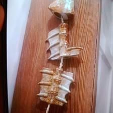 اویز دکوری سرامیکی طرح ماهی