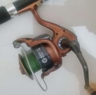 چوب وچرخ ماهیگیری خارجی کامل کرین