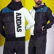 کاپشن مردانه سفید مدل آدیداس تخفیفی