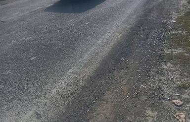 16 هزار متر زمین کشاورزی تسطیح نشده بر آسفالت