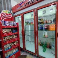 یخچال 3 درب پشت شیشه ای الکترواستیل