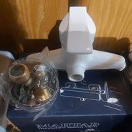 شیر سفید شیک برنجی از نو سنکین